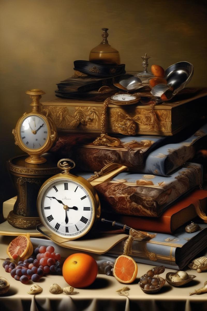 00055-356346183-_lora_Pieter Claesz Style_1_Pieter Claesz Style - A series of opulent still-life paintings capturing the essence of luxury.png